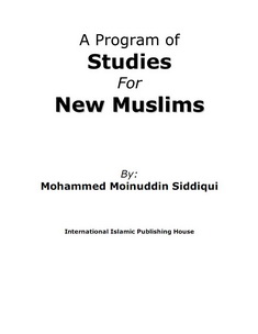 Program of Study for New Muslims